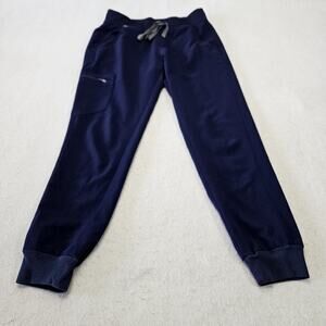 Figs Scrubs Technical Collection Pants‎ Small Blue Medical Uniform Straight Leg